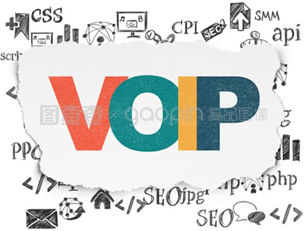 網頁開發概念在破損的紙張背景上發聲