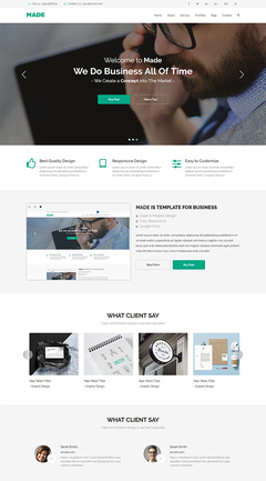 通訊軟件開發公司網頁模板